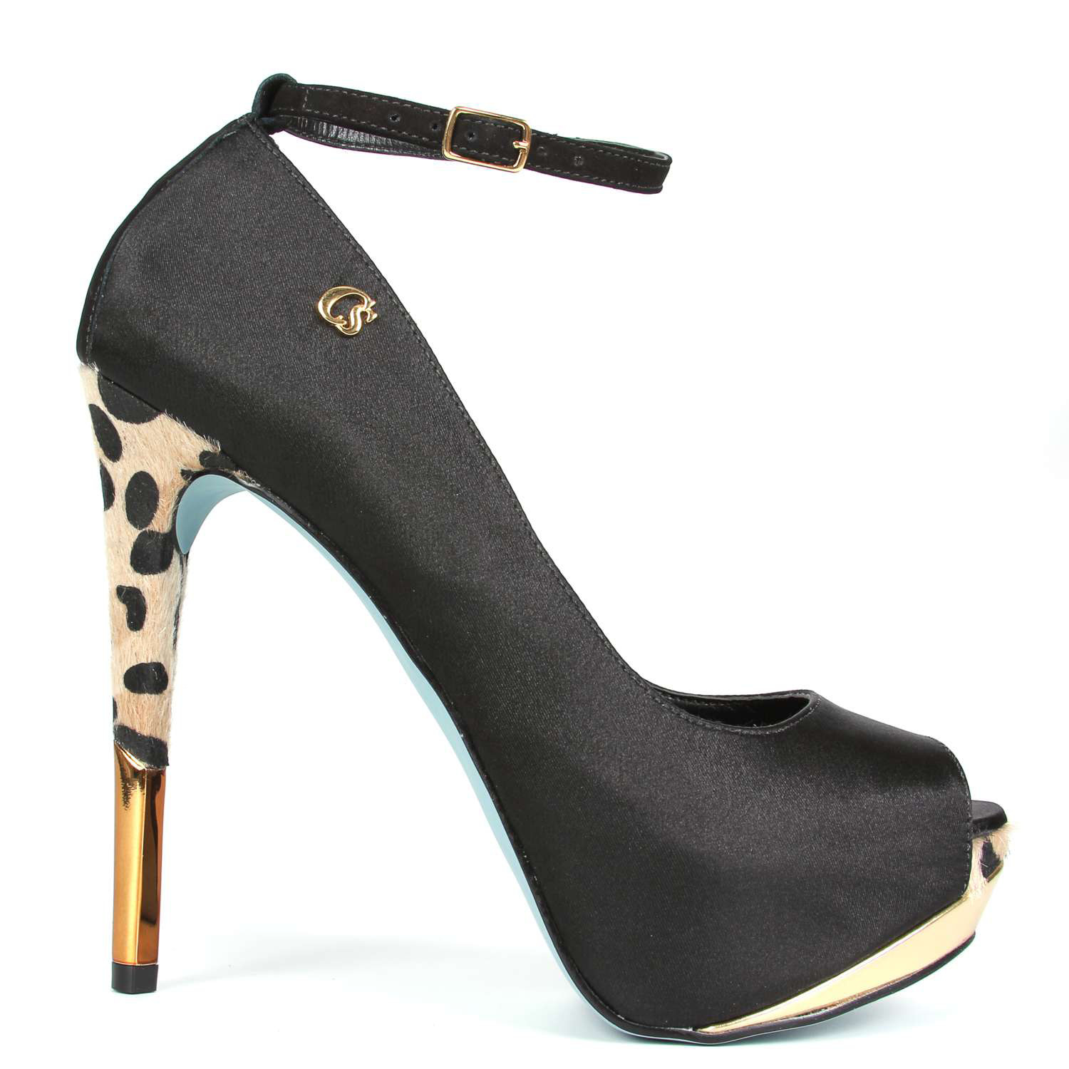 peep toe carmen steffens preto