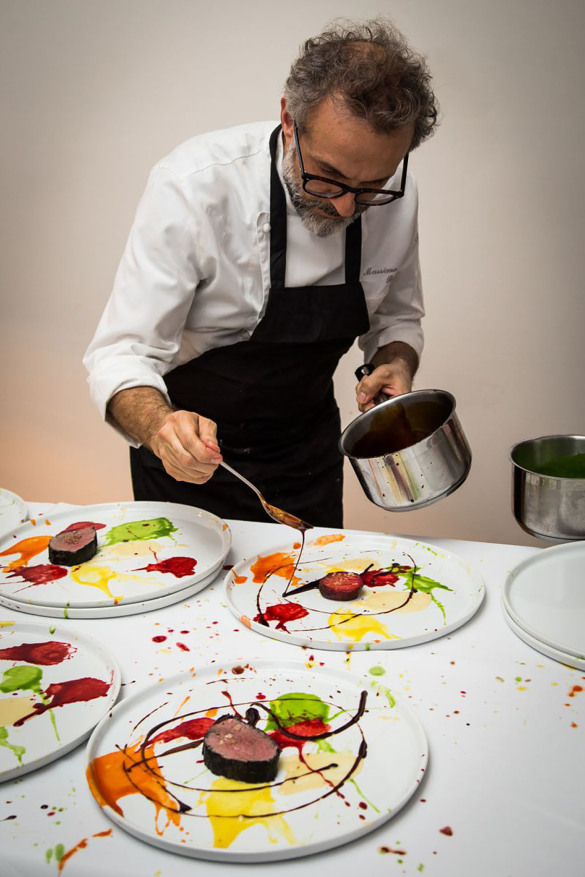default_Photo-Chef-Massimo-Bottura-plating-Spin-Painted-Veal-Dish-created-by-Massimo-Bottura-Osteria-Francescana